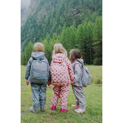 Konges Sløjd Rainy Kids Midi ryggsäck, Laurel Blue Check