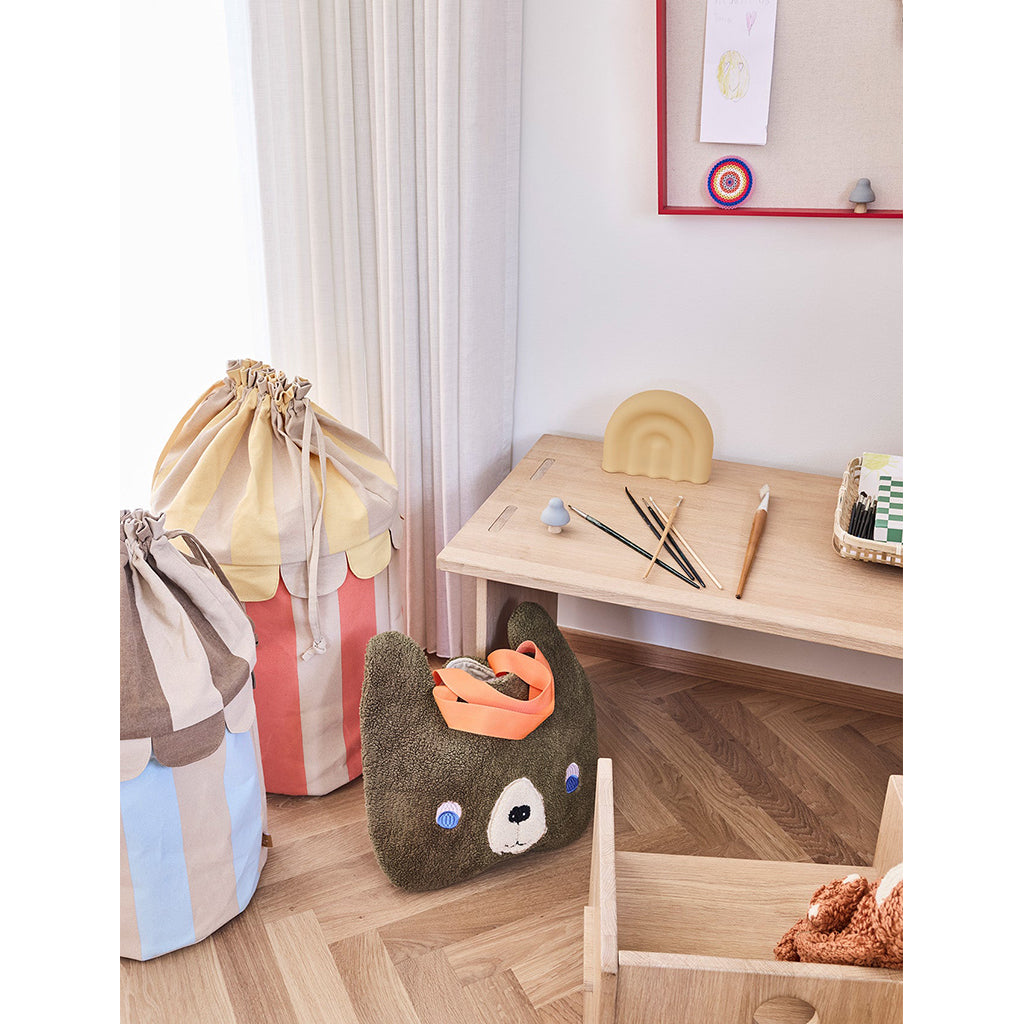 OYOY Saga Korgset, set om 2 storlekar Ice blue/red