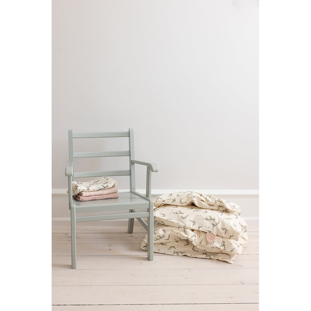 Sebra Juniorsängkläder, ekologiskt - Powder Blossom