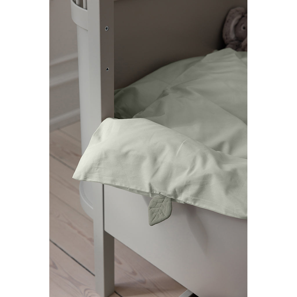 Sebra Juniorsängkläder, ekologisk - Mist Green