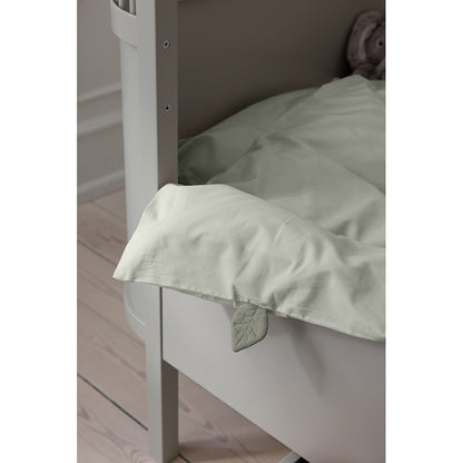 Sebra Juniorsängkläder, ekologisk - Mist Green