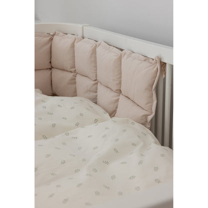 Sebra Sängkant, kapok, halv längd - Birchbark rose