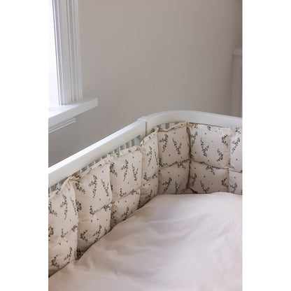 Sebra sängkantsskydd, kapok – Powder blossom