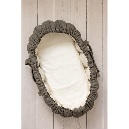 Sebra Vådliggerlagen för 3-i-1 Babynest, Moonlight beige