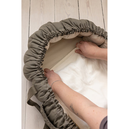 Sebra Vådliggerlagen för 3-i-1 Babynest, Moonlight beige