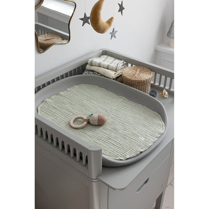 Sebra Skötunderlägg 6-lager, 2 st. - Muslin green