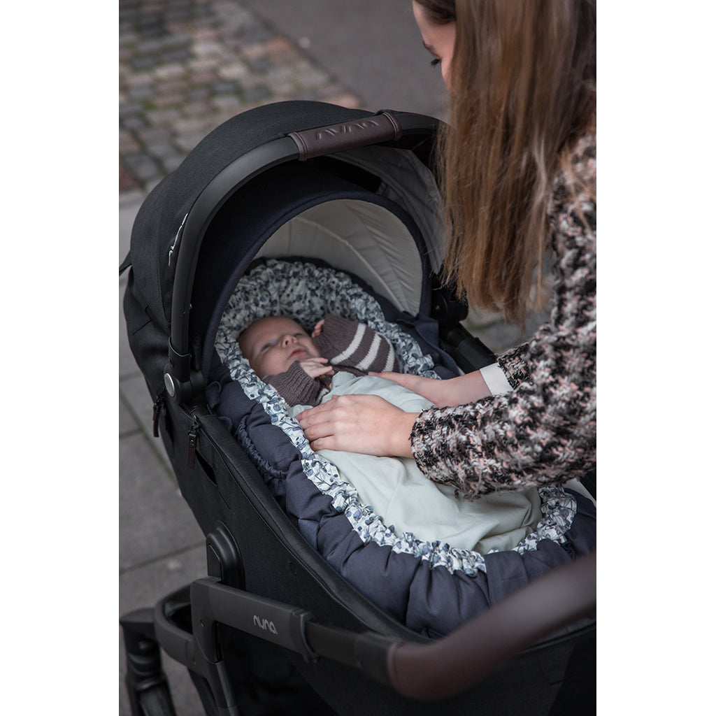 Sebra Kaleche till 3-i-1 Babynest, Blue olive