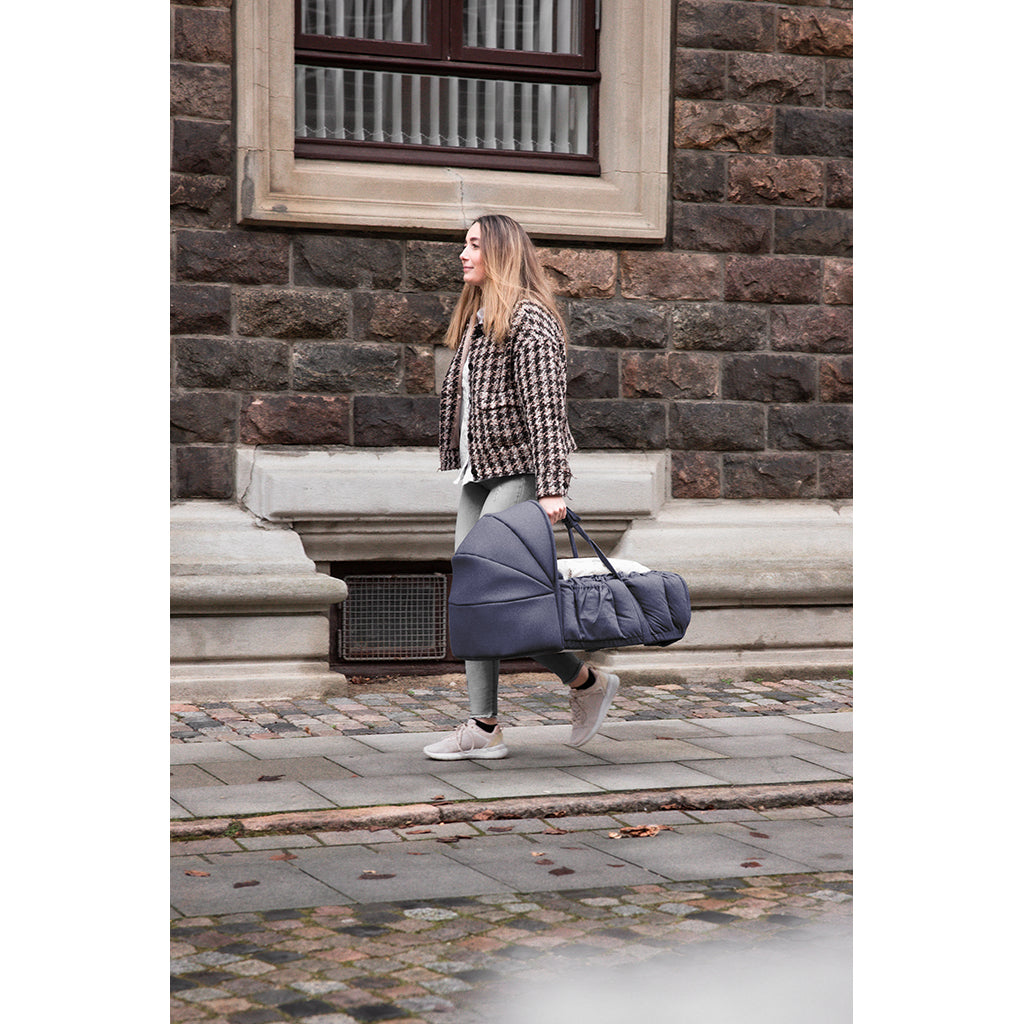 Sebra 3-i-1 Babynest - Blå