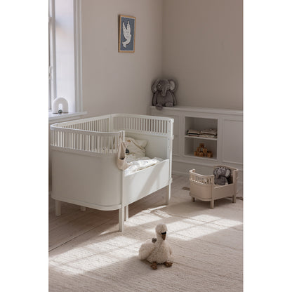 Sebra sängficka, tyg - måne