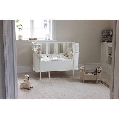 Sebra sängficka, tyg - måne