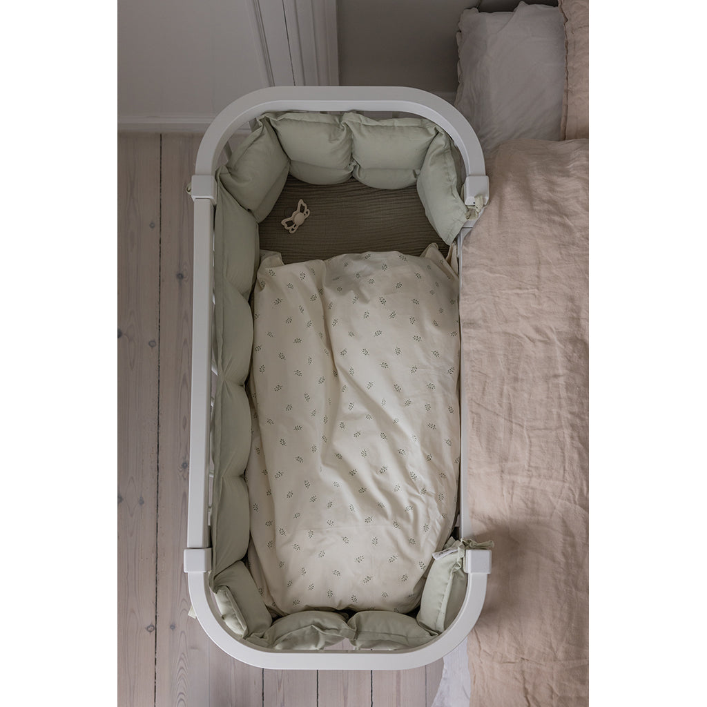Sebra babysäng, Bedside Crib - Classic white