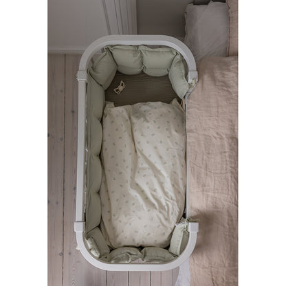 Sebra babysäng, Bedside Crib - Classic white