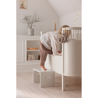 Sebra Pall i trä - classic white