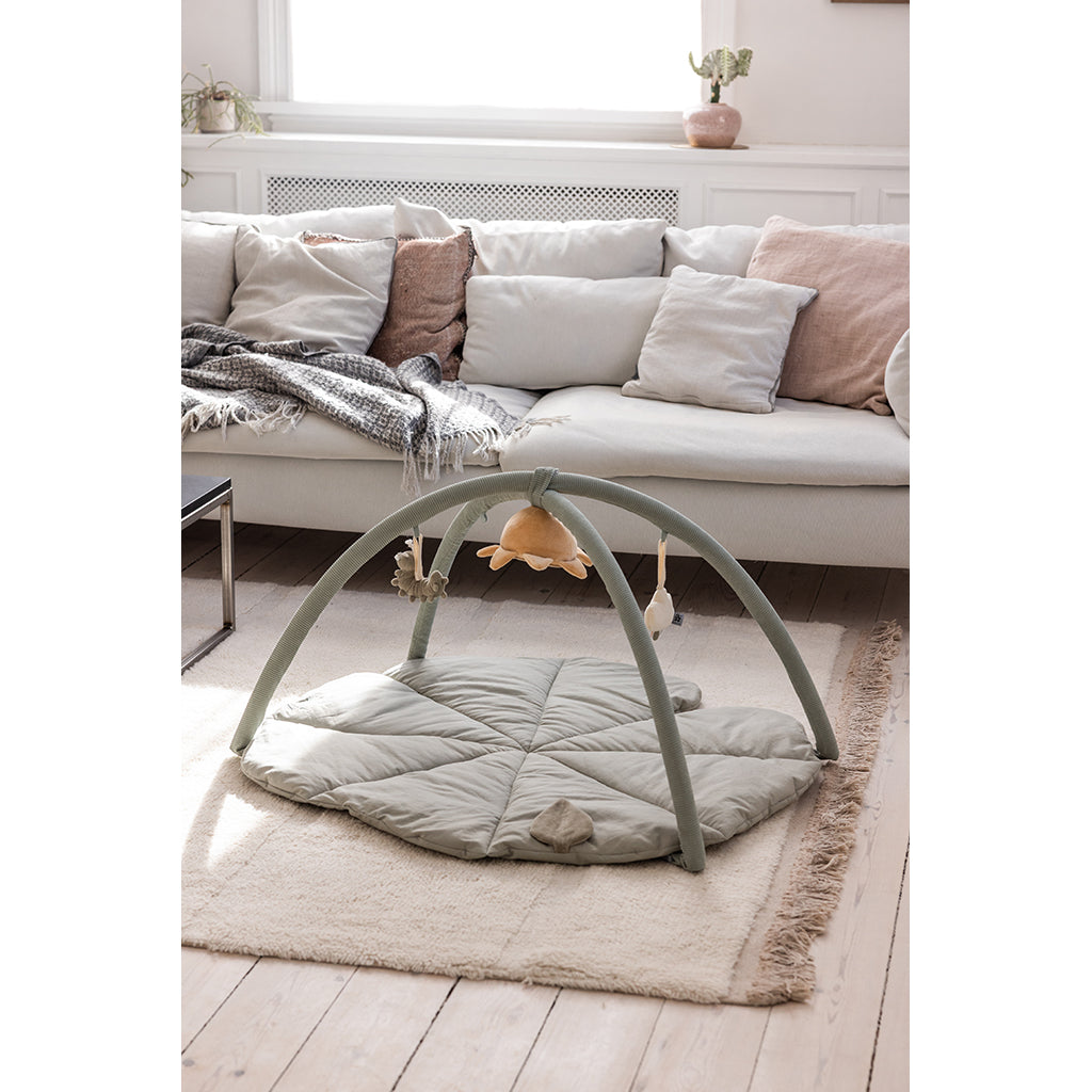 Sebra aktivitetslekmatta, tyg - Woodland