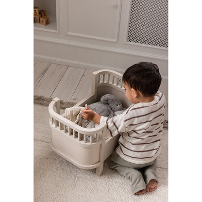 Sebra docksäng + madrass, Birchbark Rose