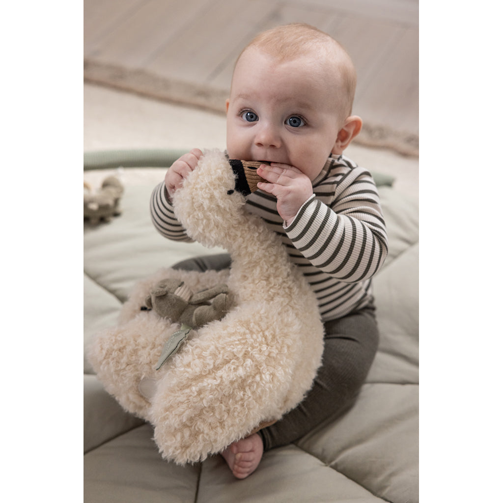 Sebra aktivitetsleksak, svan