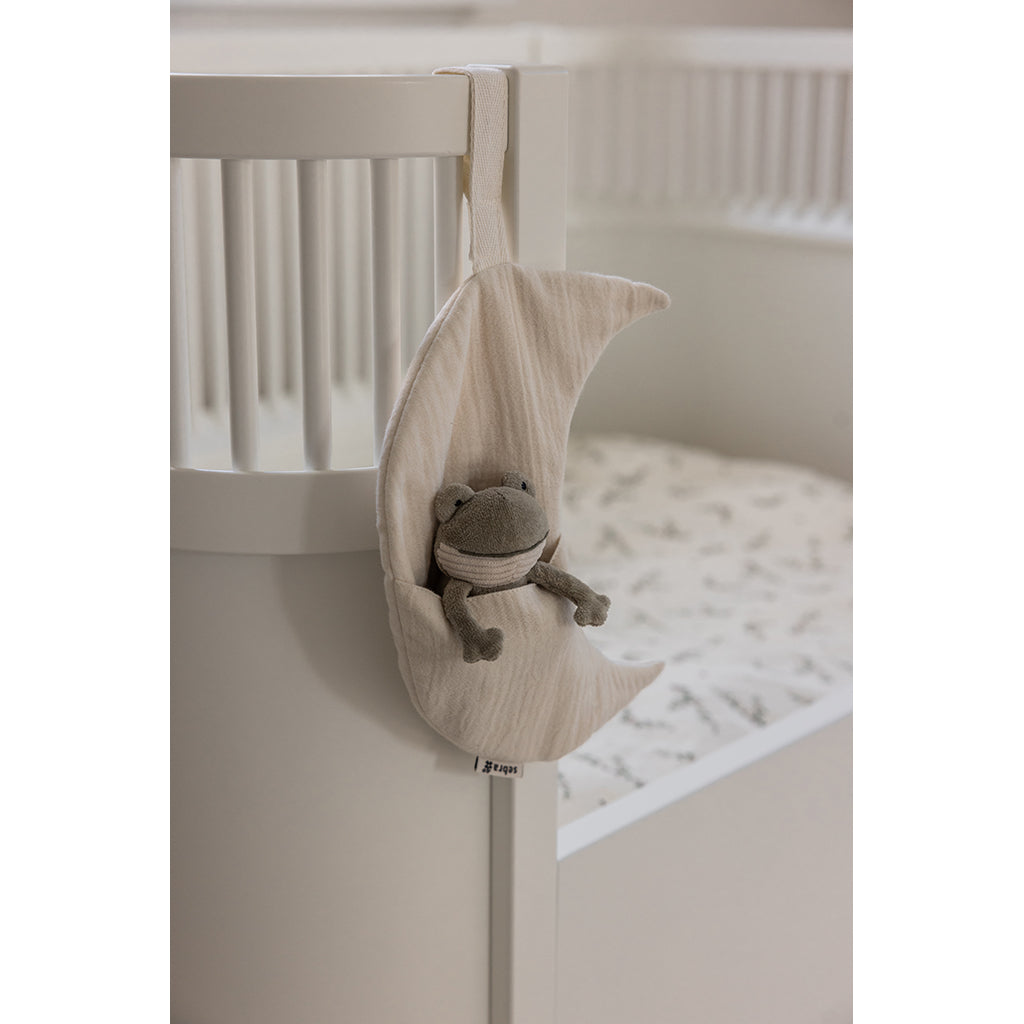 Sebra sängficka, tyg - måne