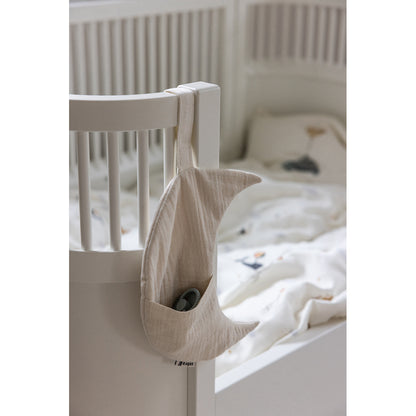 Sebra sängficka, tyg - måne