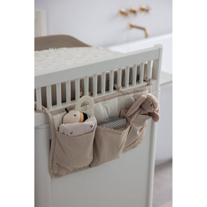 Sebra organizer med 3 fickor, OCS - Morning beige