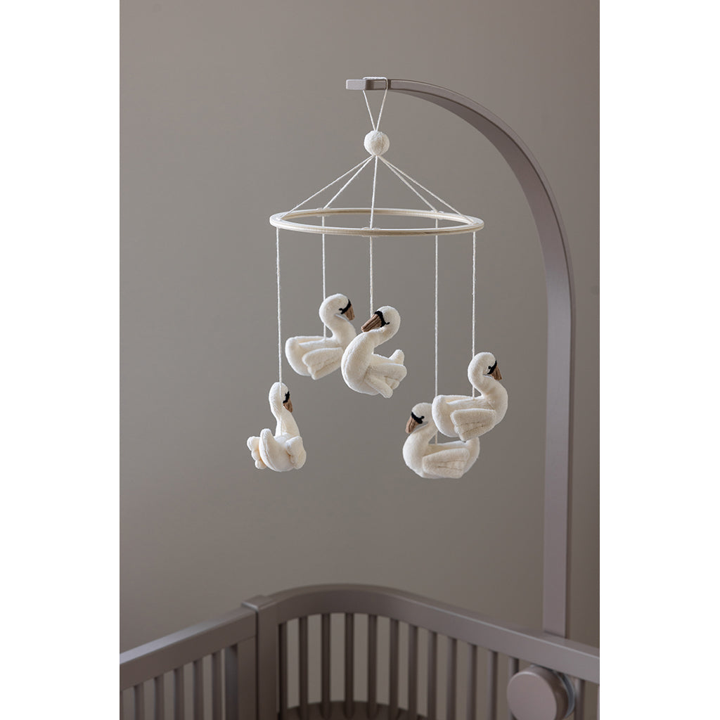 Sebra mobil i filt, Svanar