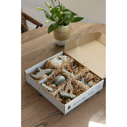 Sebra födelsedagståg i trä, World of Sebra