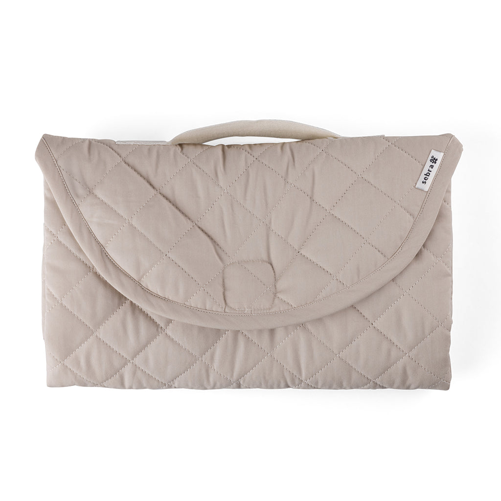 Sebra skötunderlägg On-the-go - Morning beige