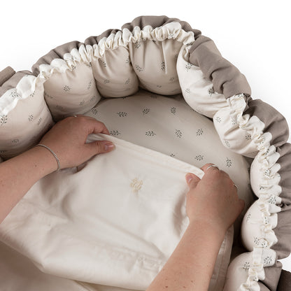 Sebra Vådliggerlagen till Babynest - Moonlight Beige