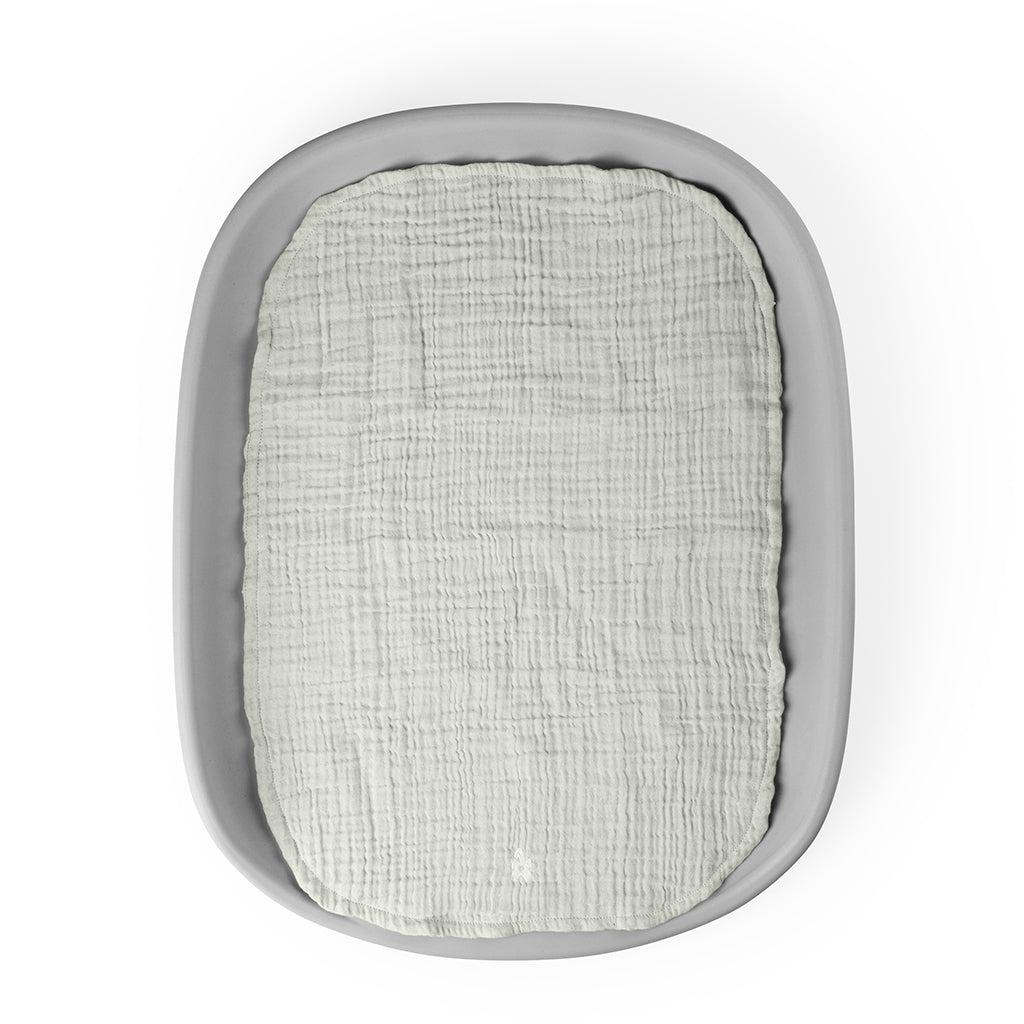 Sebra Skötunderlägg 6-lager, 2 st. - Muslin green