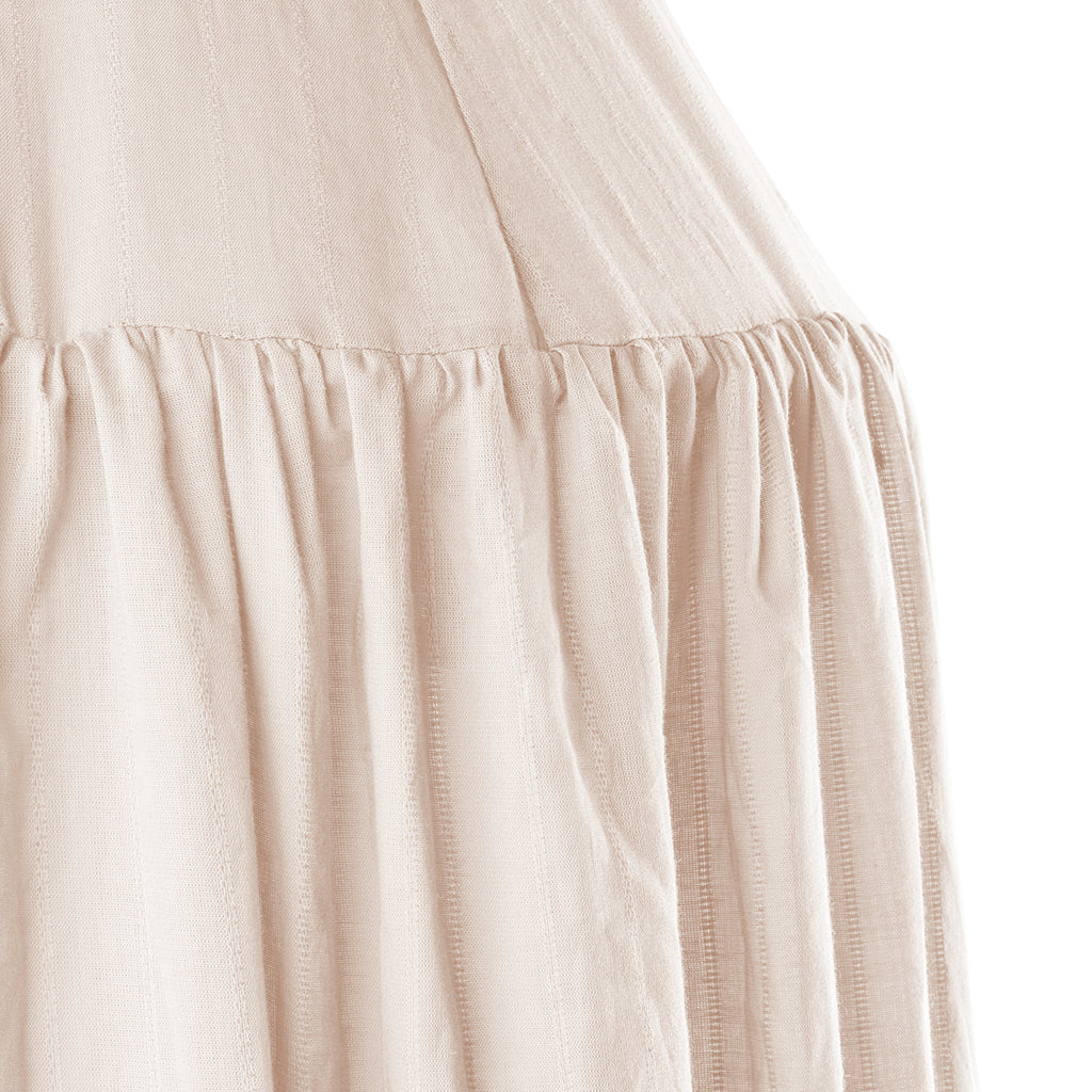 Sebra Sänghimmel, dobbyvävd - Birchbark rose