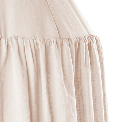 Sebra Sänghimmel, dobbyvävd - Birchbark rose