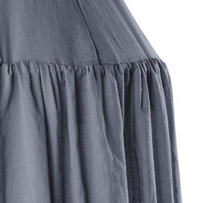 Sebra Sänghimmel, dobbyväv - Forest lake blue