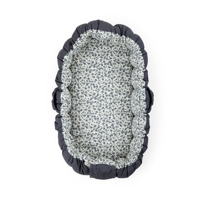 Sebra 3-i-1 Babynest -  Blue Olive