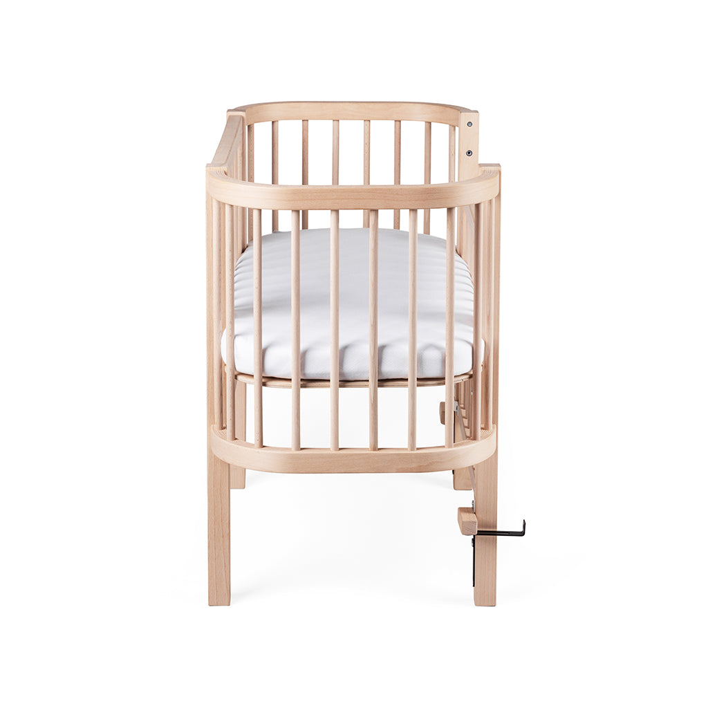 Sebra spjälsäng, Bedside Crib - Wooden Edition