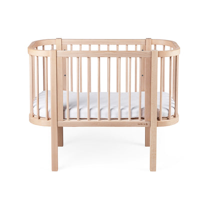 Sebra spjälsäng, Bedside Crib - Wooden Edition
