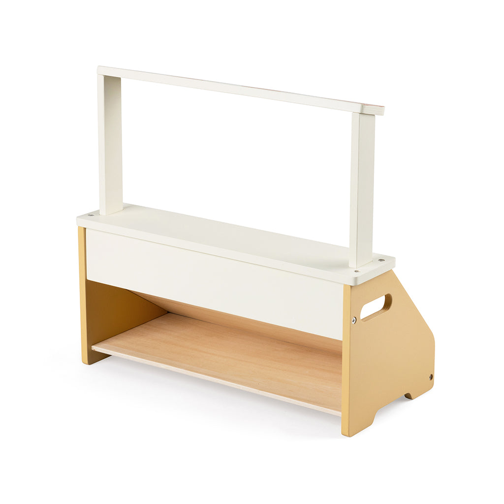 Sebra marknadsbod i trä