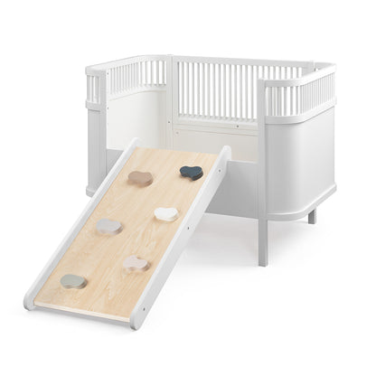 Sebra 2-i-1 Klättrings- och rutschbana vändbar (utan klättertriangel med steg)