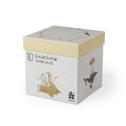 Sebra Stapelboxar, 10 st.
