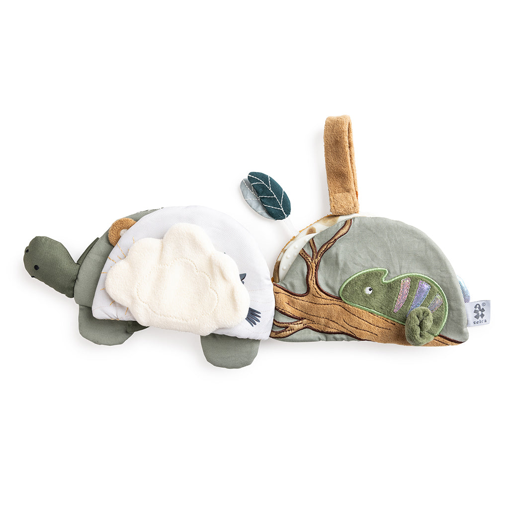 Sebra tyg-aktivitetsbok, sköldpadden Turbo