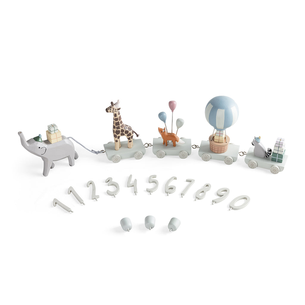 Sebra födelsedagståg i trä, World of Sebra