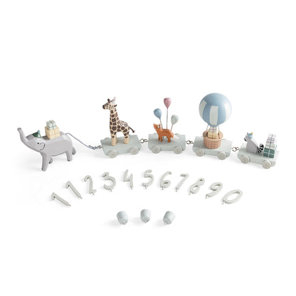 Sebra födelsedagståg i trä, World of Sebra