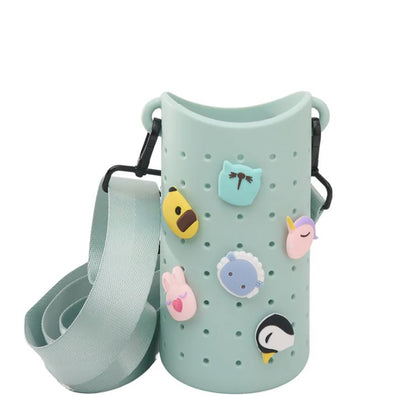 Asobu Sling silikonväska för vattenflaska, Grön