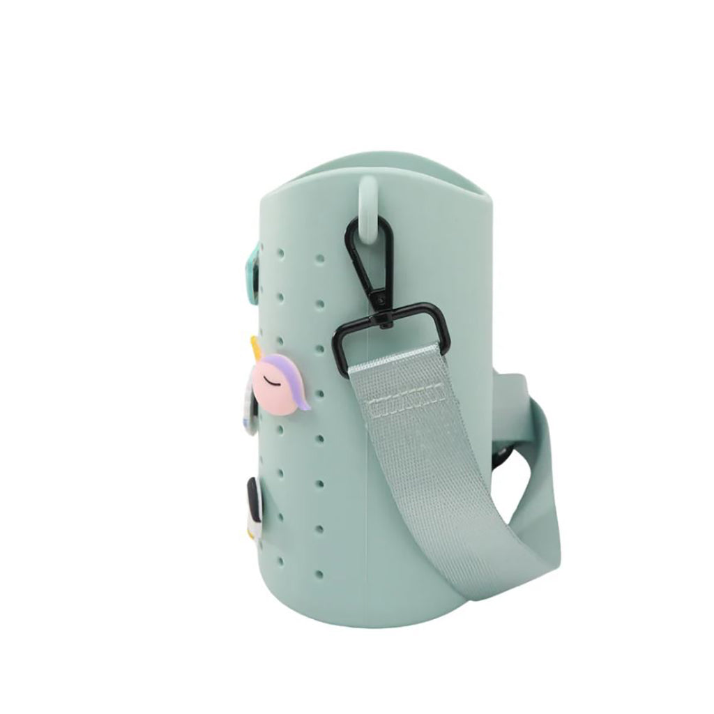 Asobu Sling silikonväska för vattenflaska, Grön