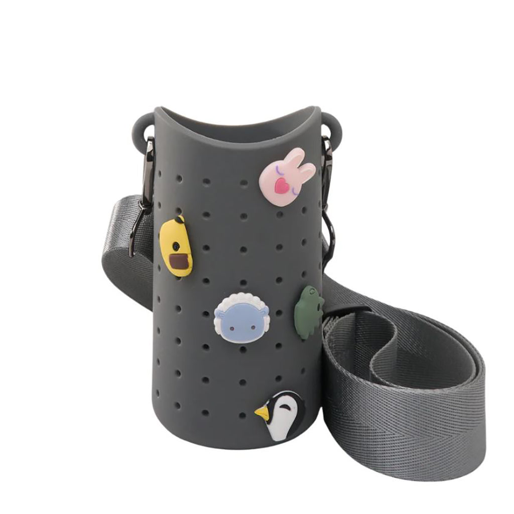 Asobu Sling silikone stroptaske til drikkedunk, Smoke