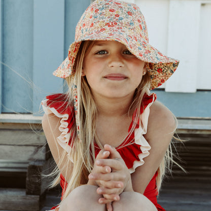 Konges Sløjd UV-baddräkt, Cerise Barbados cherry - stl. 92-134 cm