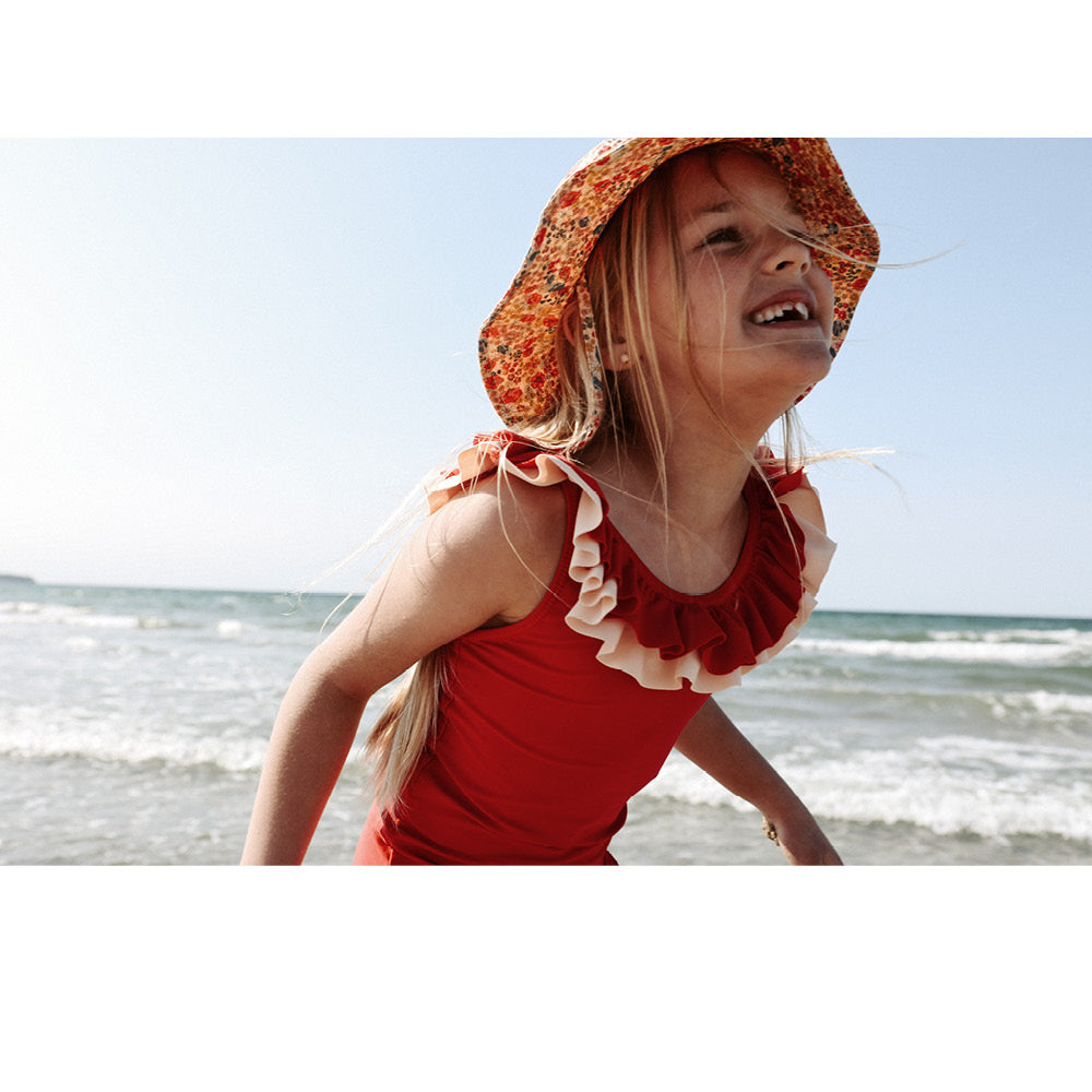 Konges Sløjd UV-baddräkt, Cerise Barbados cherry - stl. 92-134 cm