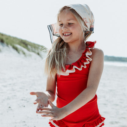 Konges Sløjd UV-baddräkt, Cerise Barbados cherry - stl. 92-134 cm