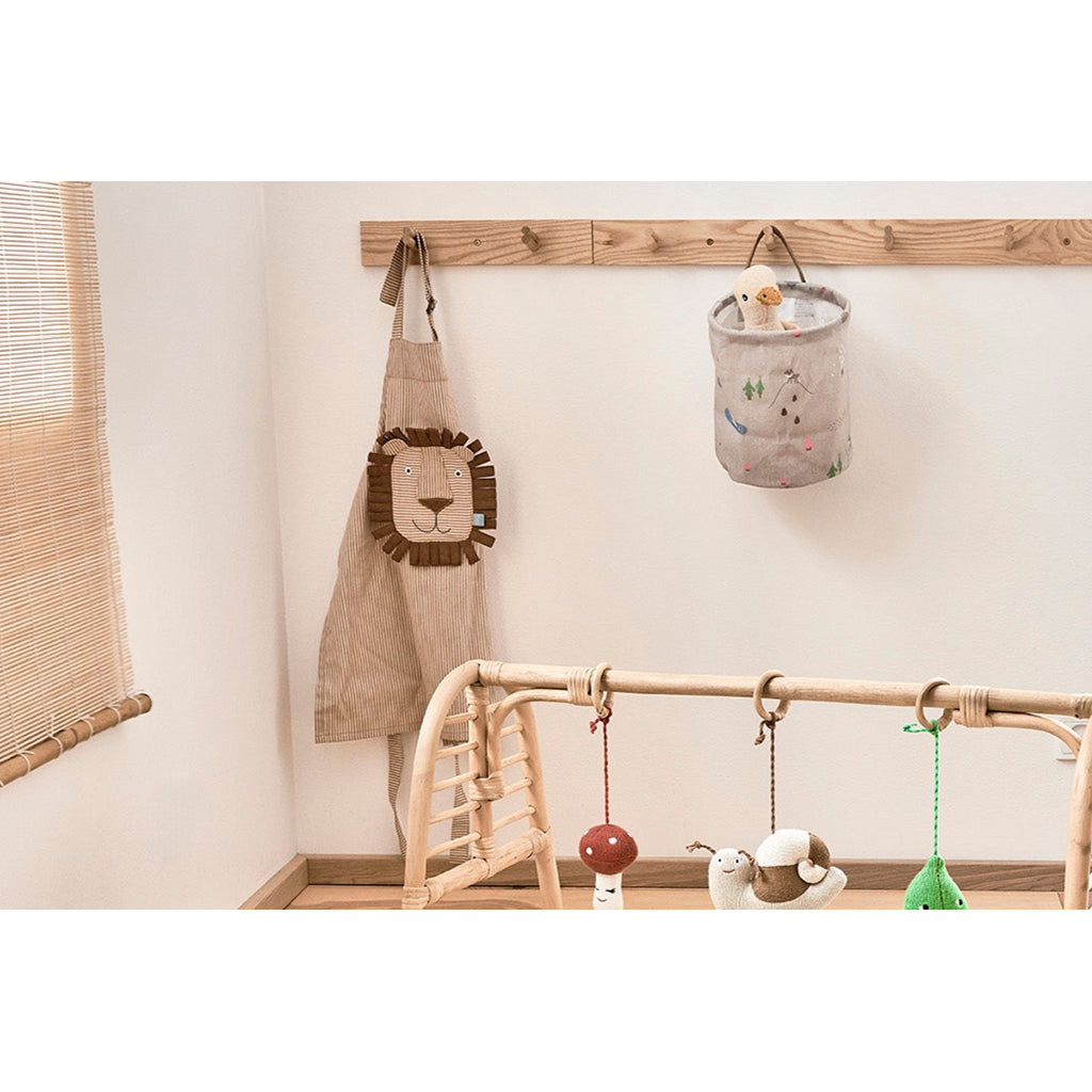 OYOY förkläde för barn, Randig Denim Løve