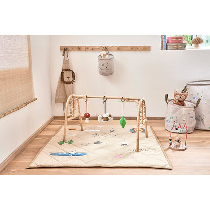 OYOY förkläde för barn, Randig Denim Løve