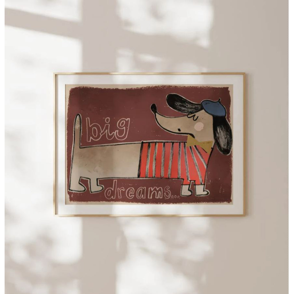 Studio Loco barnaffisch, Teckel - A3