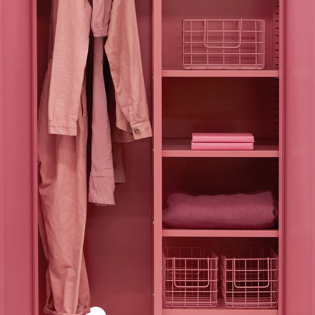 Mustard Made Korgar, set med 3 trådkorgar - Berry